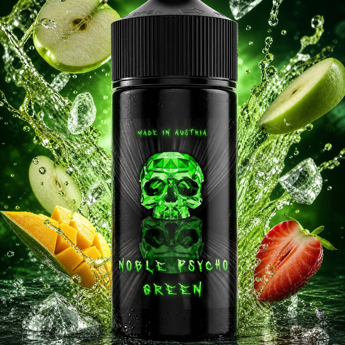Apfel-Mango-Sorbet mit NOBLE PSYCHO GREEN Lebensmittelaroma