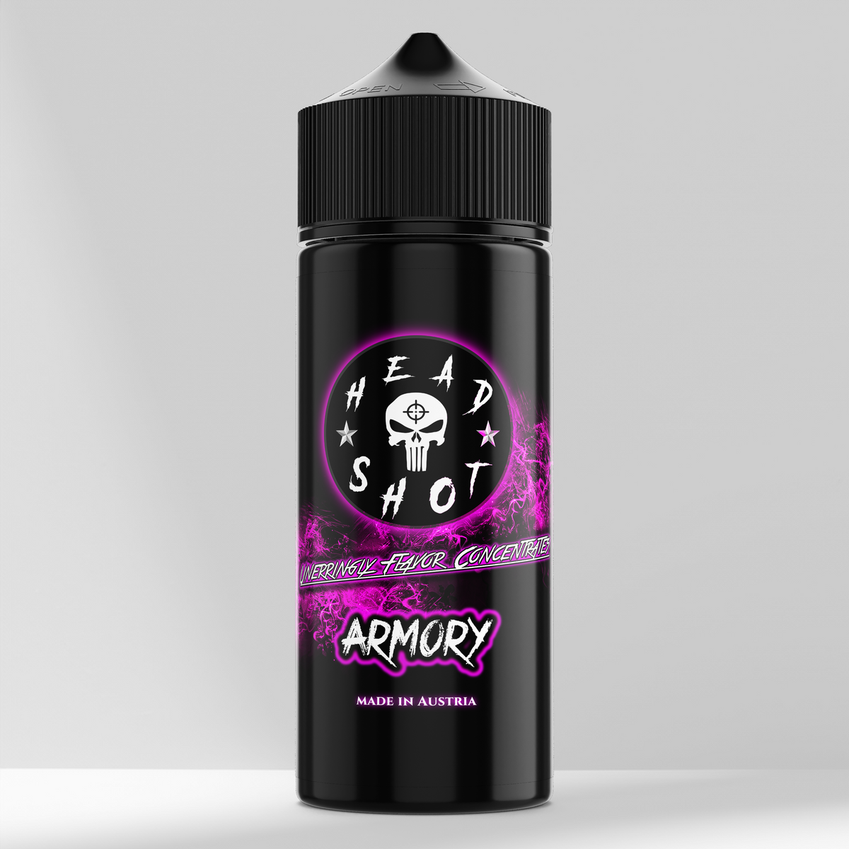 ARMORY Premium-Aroma Flasche 10ml HEADSHOT RGNCY
