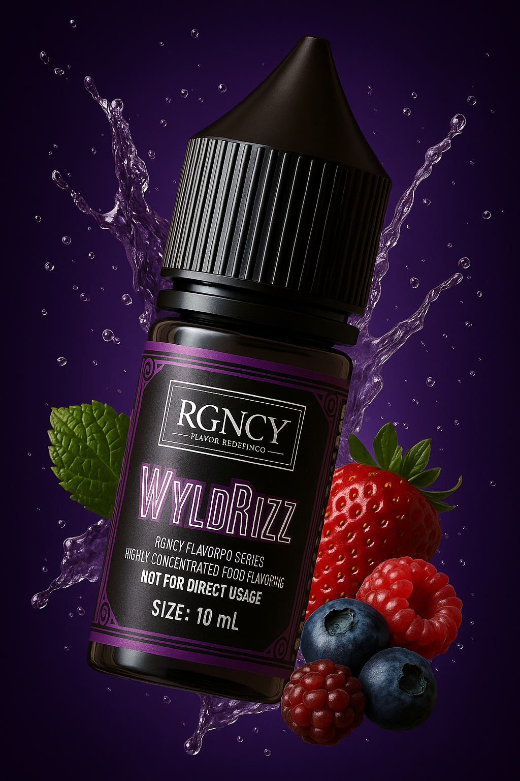 WyldRizz Waldfrucht-Aroma mit Blaubeeren Himbeeren Brombeeren Zutat