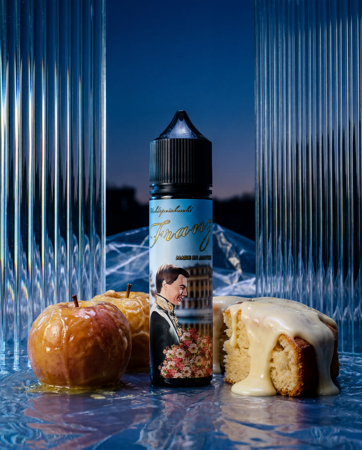 FRANZ Apfel Kuchen Vanille Aroma von HEADSHOT, Anwendung und Stimmungsbild